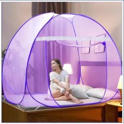 Cotton Adults Washable Double Bed/King Size Bed/Machardani Tent Mosquito Net-image-24
