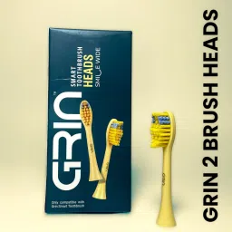 Grin Electric Toothbrush Head for Adult, 3 Cleaning Modes (Pack of 2) Electric Toothbrush-picture-14