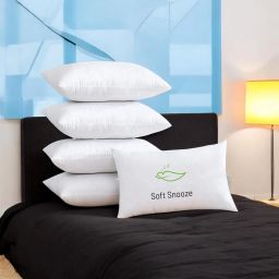 Luxury Microfibre Solid Sleeping Pillow Pack of 5-picture-27