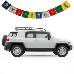 Tibetan Prayer Flags Rectangle Car Window Flag-image-85