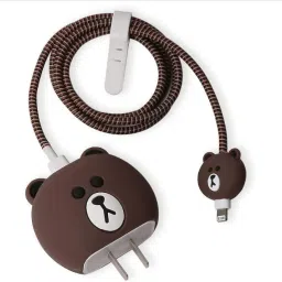 Xtreme Silicone Press Stud Headphone Case For Compatible with Apple 20W Adapter iPhone Cable Protector-34