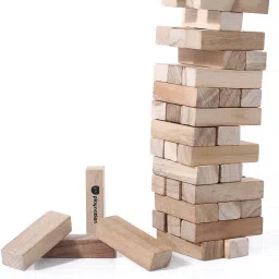 Premium 39 Blocks Wooden Stacking & Tumbling Tower Game for Kids-picture-12