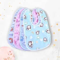 waterproof, super soft cotton daily use, elegant and stylish velcro bib for baby-picture-10
