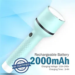 Rechargeable 2 in 1 Long Range Search Light With 4 Mode Light Long Backup LED Torch-picture-14