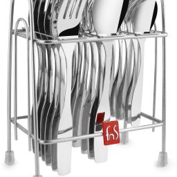 Belle 18 pcs cutlery set with stand Stainless Steel Cutlery Set-9