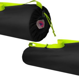 Stylish Pack of 2 Black Neon Dori Lock Combo Yoga Mat Cover Only-image-39