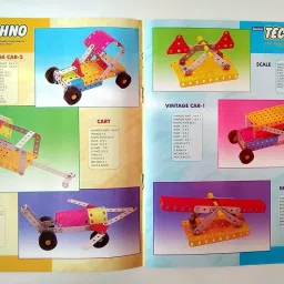 veryke Engineering Toys Senior Techno Construction for Childs Developemnt in Mechanical and Technical Field , 20 Models, 85 Pieces, 8 Plus Age, Toys for Kids (Multicolor) image 2