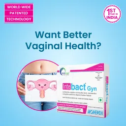 dr. morepen INTEBACT GYN Prebiotic and Probiotics Supplement || 5.4 Billion CFU Unflavoured Capsules image 2