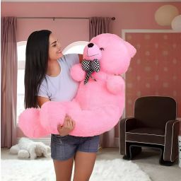 4 feet pink teddy bear cute and soft teddy bear - 122 cm-image-37