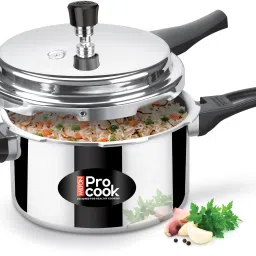 Pro Cook Aluminium Induction Bottom Pressure Cooker With Outer Lid, 5 Litre 5 L Induction Bottom Pressure Cooker-image-48