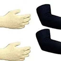 Sun protection cotton arm sleeve Unisex summer, Winter arm protective SportsG6 Cycling Gloves-26