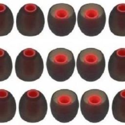 BUMTECH EPH06 Ear Headphone Cushion Earpads Cushions (Pack of 15) Silicone replacement In The Ear Headphone Cushion (Pack of 7, Black) In The Ear Headphone Cushion-2