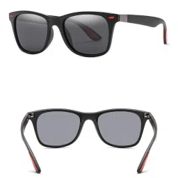 resek Polarized, Mirrored Wrap-around Sunglasses (Free Size) image 4