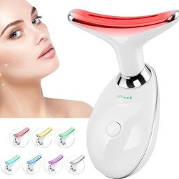 NTZ 7 in 1 Anti Wrinkles Face Neck Eyes Massager,Vibration Facial Massager Multifunctional Neck Face Massager Beauty Device,Neck Tightening Device Massager-image-9