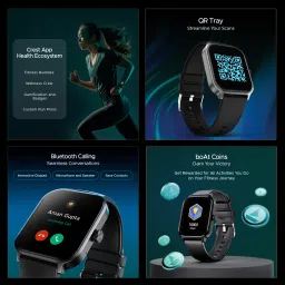 boAt Storm Call 3 Plus w/ Turn by Turn Navigation, QR Tray, 4.97cm(1.96'') HD Display Smartwatch image 3
