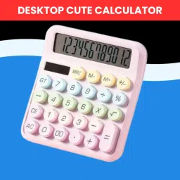 Desktop Calculator, 12-Digit Large LCD and Large Buttons for Office, Homes O240 Basic Calculator-10