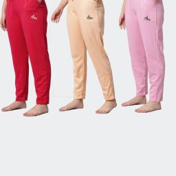 Pack of 3 Cotton Pyjama Night Dress Lounge Wear Printed Pyjama for Women Women Pyjama-image-118