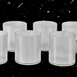 (Pack of 8) Line glass set-8 Glass Set Water/Juice Glass-image-78