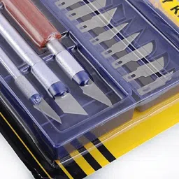trending products villa Precision Carving Razor, Pen Knife, Chisel, Engraving, Carving Tool Set Metal Grip Hand-held Paper Cutter image 4