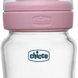 chicco Well-Being Glass Feeding Bottle (120ml, Slow Flow) (Pink) - 120 ml-picture-3