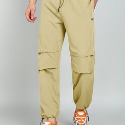 hrx by hrithik roshan Men Solid Beige Track Pants-picture-43