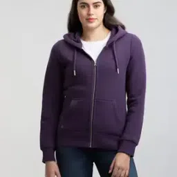 Vintage Logo Embroidered Zip-Front Hoodie-image-29