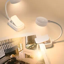 xergy Book Lights for Reading at Night 80 Hours Runtime 3 Brightness Levels × 3 Color Study Lamp image 5