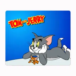 ARTBUG Tom and Jerry Cartoon Printed Premium Designer Mouse Pad for Computer/Laptop (22.5cm x 19cm) - C470 Non Slip Base Mousepad-11
