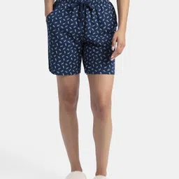 jockey Printed Women Dark Blue Night Shorts-picture-25