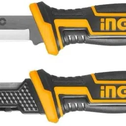 Cable Stripping Knife with Plastic Protective Cover 3mm Thk Blade Length 200mm MULTIPURPOSE Knife HPK82101 Wire Cutter-image-5