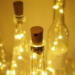 20 LEDs 2 m Gold Steady Ball Rice Lights-15