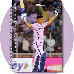 CRICKET 2024 NOTEBOOK COLLECTION A5 Diary RULED 160 Pages-3