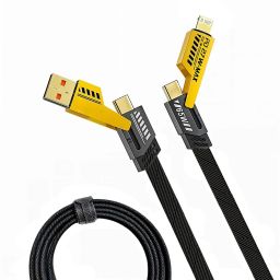 Eewe 4-in-1 Cable 1 m 4-in-1 Gold Plated Cable | High-Speed Charge | Phones & Laptop Ready-image-26