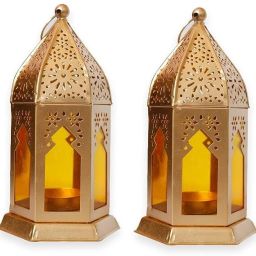 Morrocan Yellow Iron Table Lantern-picture-43