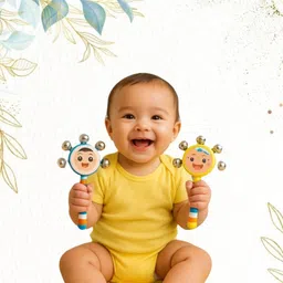 handcrafted wooden rattle for babies Rattle-image-47
