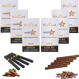 Herbal Cigarettes Tobacco & Nicotine Free Regular, Clove Flavour 60 Sticks Smoking Cessations-image-15