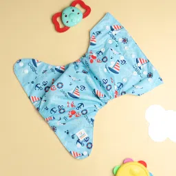 mom's pride Reusable Exclusive Cloth Diapers With Microfiber Inserts Pack of 3 image 4