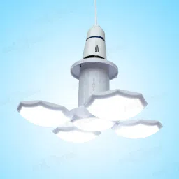 Daily Needs Shop Foldable Led Blade Fan 30W Flower Shape Light, Adjustable Angle Ceiling Lamp-5