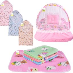 New Born Baby Daily Essentail Combo Pack(0-6 Months)(Total Items: 8)-image-49