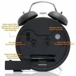remich Analog Black Clock image 3