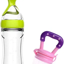 Baby Silicone Food Feeder And Fruit Nibbler Combo Teether and Feeder Teether and Feeder Soother-10