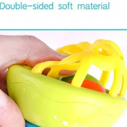 vinmot Non-Toxic Attractive Jingle Rattle with Shake & Grab Dumble Teether Rattle Toy Rattle image 2