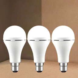 Emergency 12W Inverter LED Bulb with 2000mAh Rechargeable Battery Pack of 3 N58 4 hrs Bulb Emergency Light-image-96