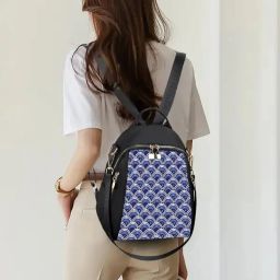 Women's Printed Shoulder Backpack Bag Backpack-image-2