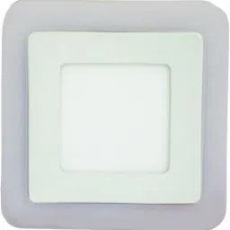d'mak 6 Watt White+Pink Square Surface Led Panel Light (Pack Of 05) Ceiling Light Ceiling Lamp image 2