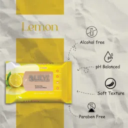 lieve Refreshing Wet Wipes Lemon Fragrances (50 Tissues) image 4