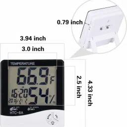 goodsbazaar MOISTURE MEASURER HTC Digital Humidity Meter Tester Thermo Hygrometer Thermohygro Tester HTC-1 All-in-One Digital Moisture Measurer image 3