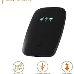 Jabardast Portable 4G LTE Dongle | Supports 10 Devices, 2100mAh Battery 150 Mbps Data Card ,Calls not Supported-21