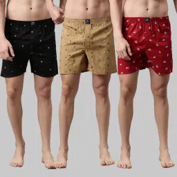 Pack of 3 Printed Men Boxer-16