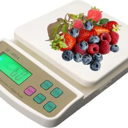 Kelo 10 kg Kitchen Weighing Scale, Food Scale, Digital Scale Beautiful LCD Screen, 2 Measurement Units, Gram Scale Used for Weight Loss, Baking, Cooking K/25/KKe Kitchen Weighing Scale-27